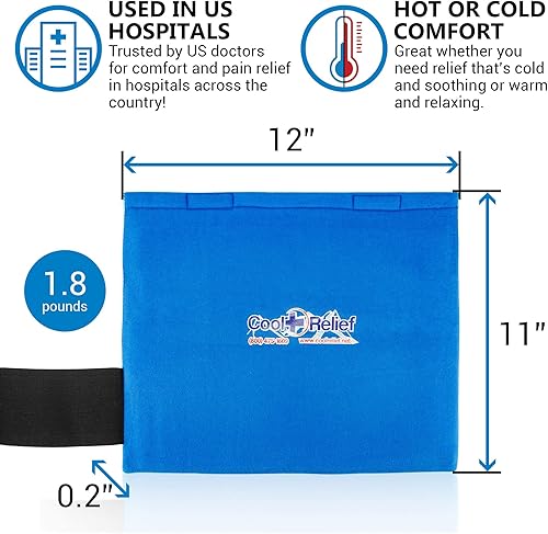Miniatura 9 de Envoltura de hielo para hombros de gel suave (color azul)