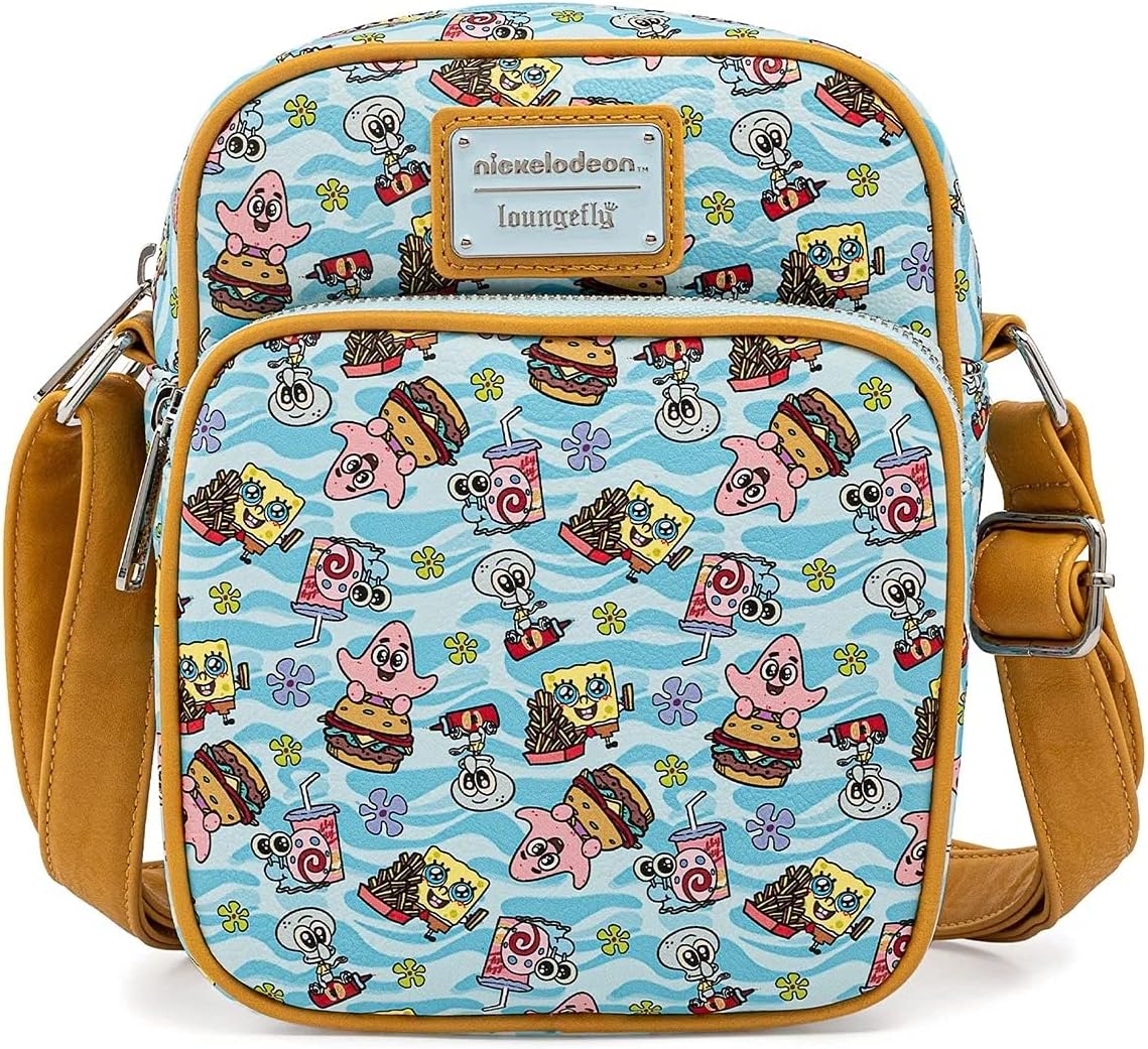  | Loungefly x Nickelodeon SpongeBob SquarePants Passport Bag | Passport Wallets