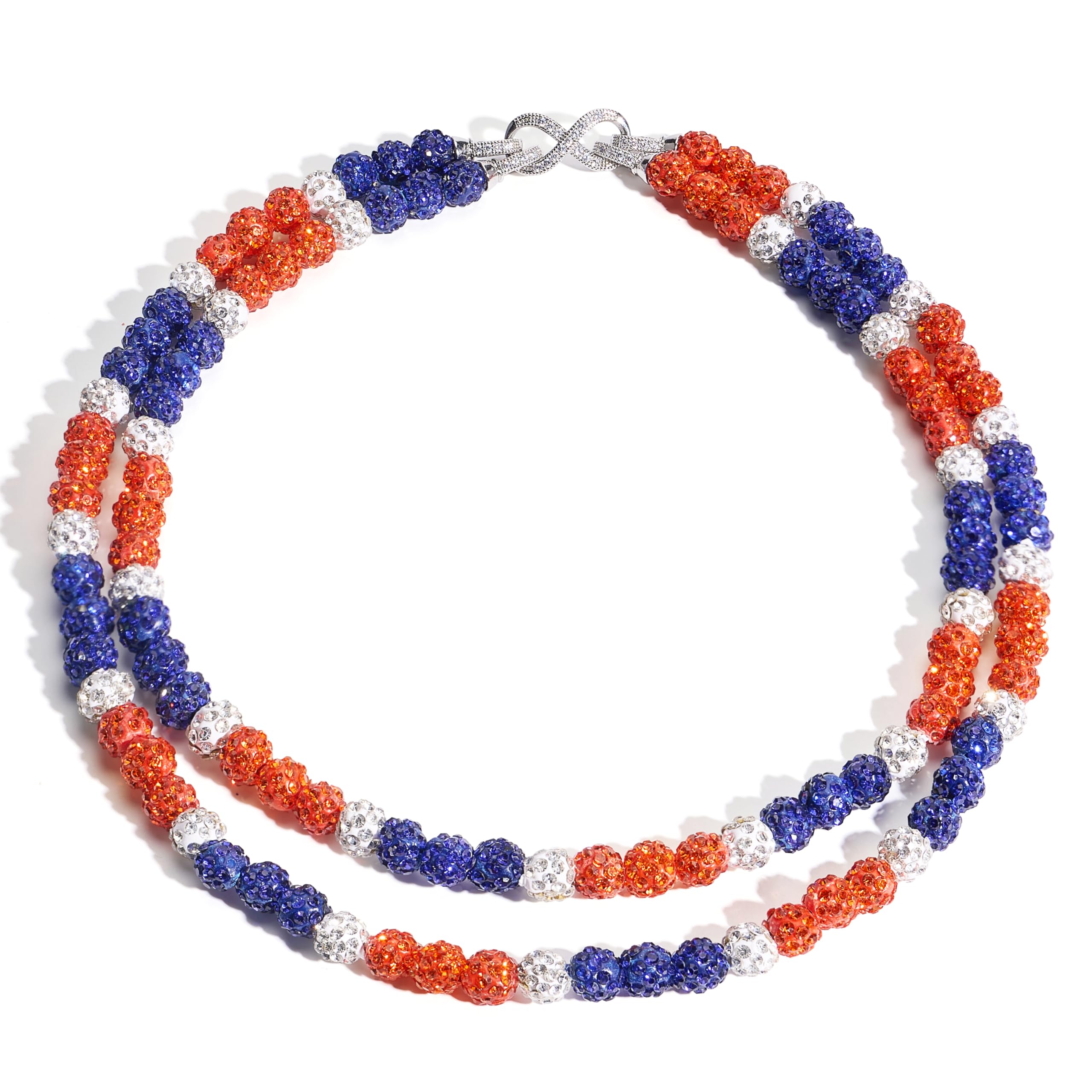 DERAKUS Baseball Necklace Stacked Necklaces 18in Baseball Fan Chain Pollyanna Necklace for Men Women