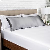 Vista 24 de Bare Home Fundas de almohada de satén para cabello y piel, paquete de 2 unidades estándar (20 x 26), fundas de almohada de lujo, cierre de sobre