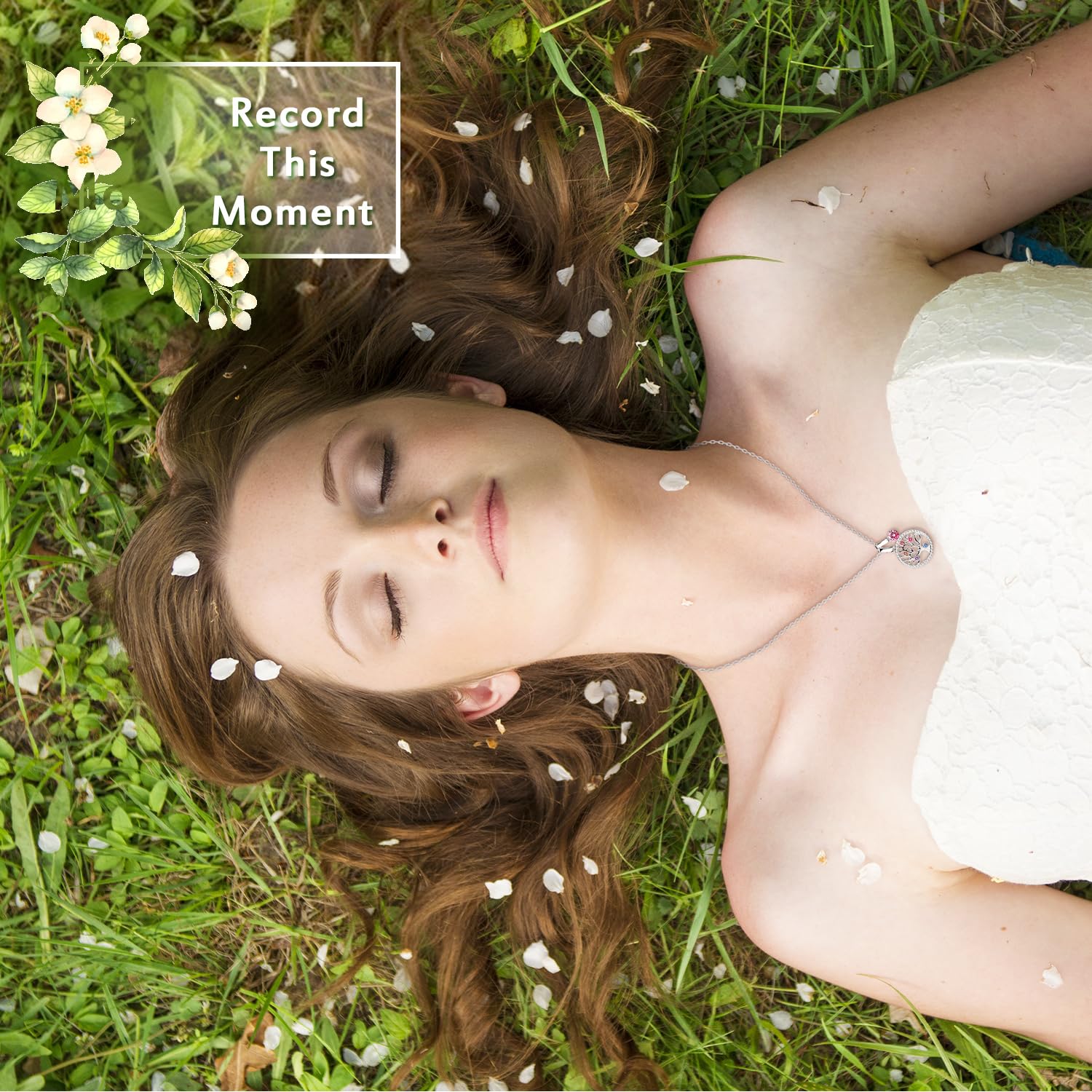 LEKANI Collana Albero della Vita con Cristalli di Austria Collana Donna Gioielli in Argento 925, Idee Regalo Donna Originale per Lei Moglie Festa della Mamma Anniversario Regalo Natale Valentin's Day