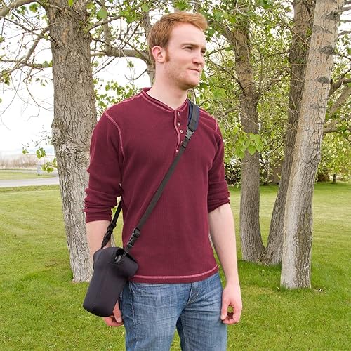 Miniatura 6 de OPTECH USA Soft Pouch  Funda compacta para cámara digital, bolsa de accesorios ligera, funda de neopreno elegante para DSLR, perfecta para mochilas