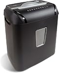 Aurora AU1208XE Anti-Jam 12-Sheet Crosscut Paper/Credit Card Shredder with 4.8 Gallon Wastebasket