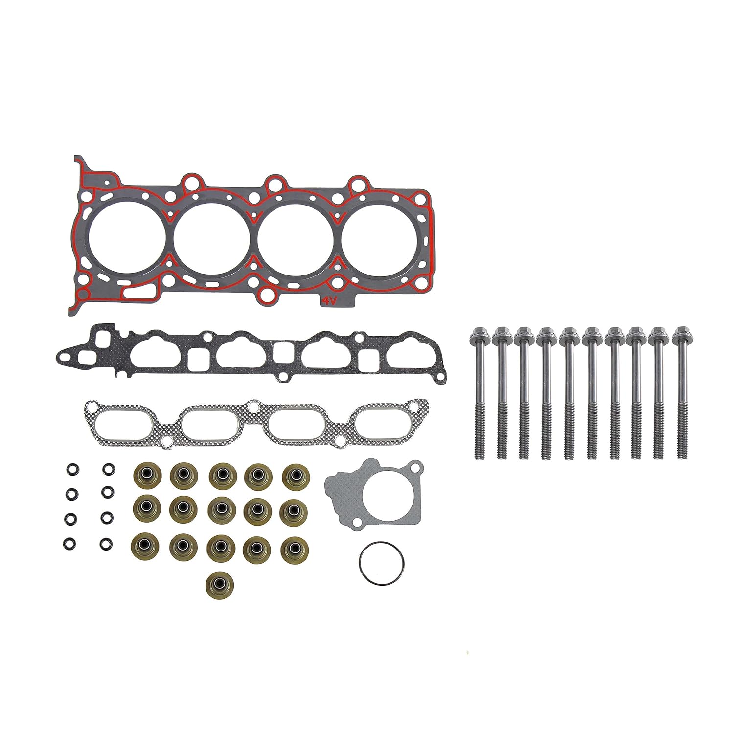 DNJ HGB311 Cylinder Head Gasket Set with Head Bolt Kit for 1991-1998 Saturn SC 1.9L 116cid L4 DOHC