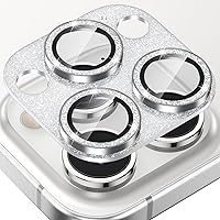 Vista 31 de Tensea Protector de lente de cámara para iPhone 16 Pro/iPhone 16 Pro Max/iPhone 15 Pro/iPhone 15 Pro Max, cubierta de vidrio templado de aleación