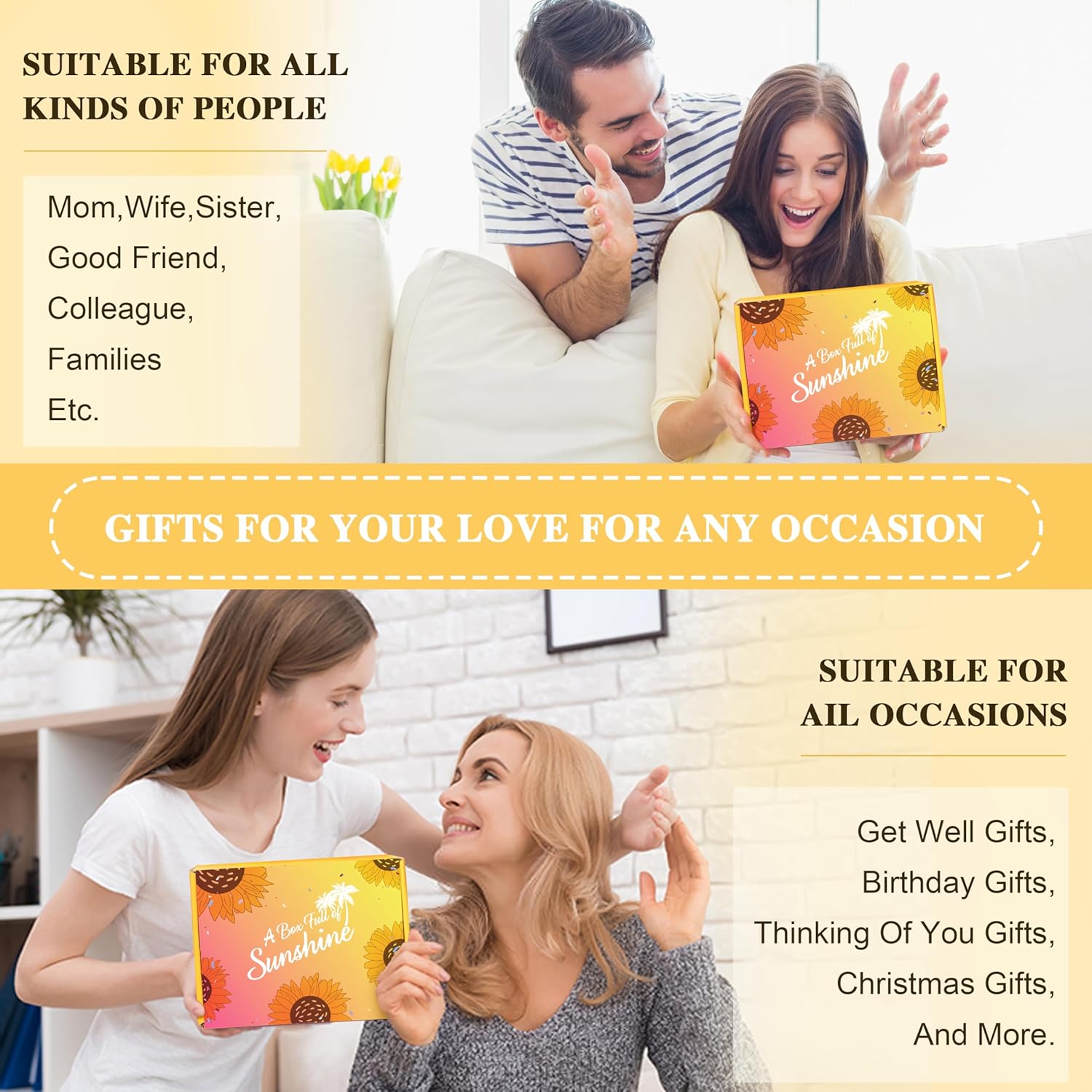 Get Well Care Package for Women, Birthday Gifts for Women, Feel Better Soon Basket, Sympathy and Thinking of You Gifts After Surgery Recovery - Image 7