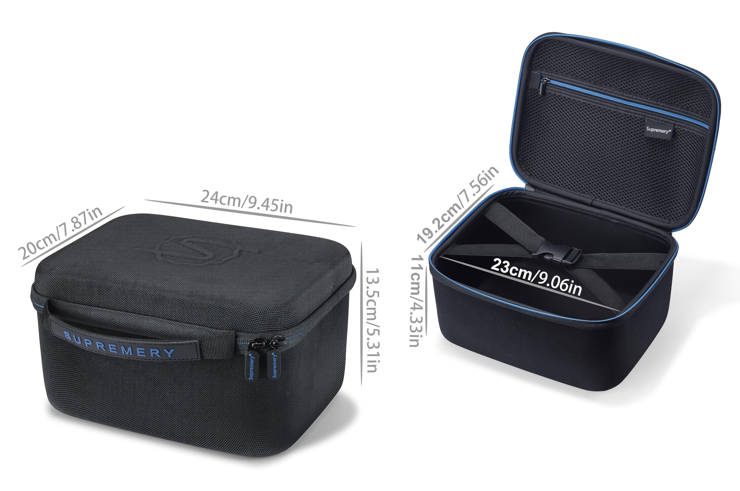 Bolsa Compatible con Makita DBO180Z lijadora excéntrica de batería 18V Estuche Accesorios Bolsa de Transporte compacta