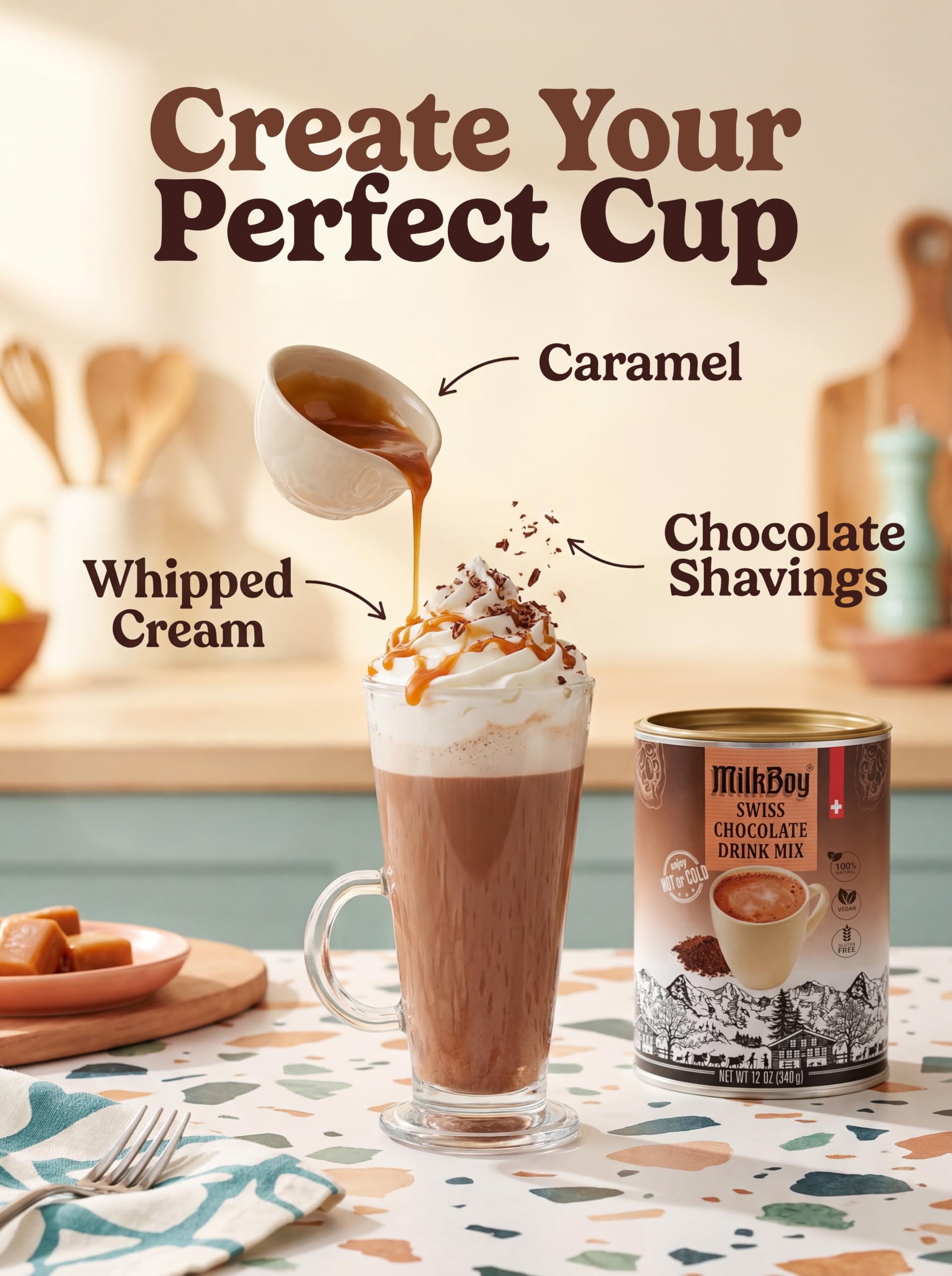 Amazon.com : MilkBoy Dairy Free Hot Chocolate Mix - Gluten Free