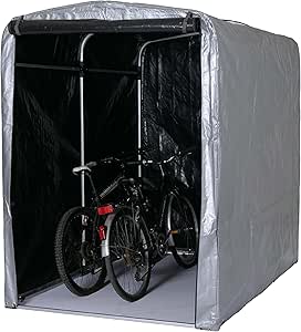 Garage à Vélos En Aluminium Protection Uv étanche 201 X 157 X 201 Cm A – Décoshop26