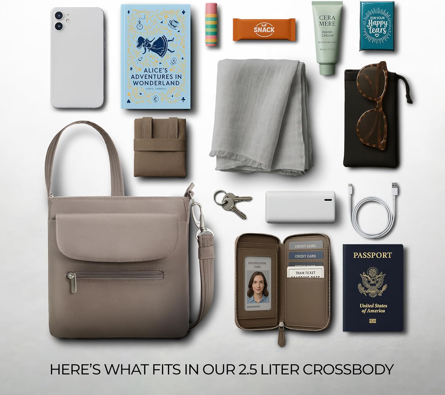 Travelon Anti-Theft Classic Mini Shoulder Bag - Image 6