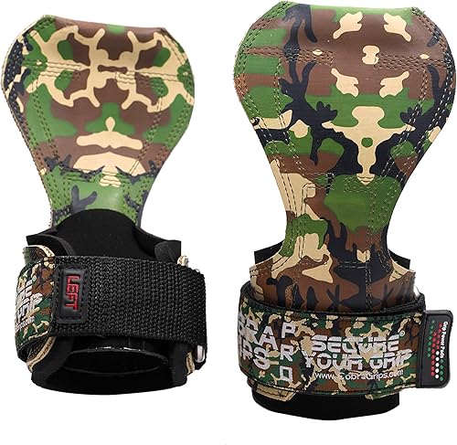 Miniatura 3 de Guantes de levantamiento de pesas, correas de alta resistencia Cobra Grips PRO, alternativa a los ganchos de levantamiento para peso muerto, con