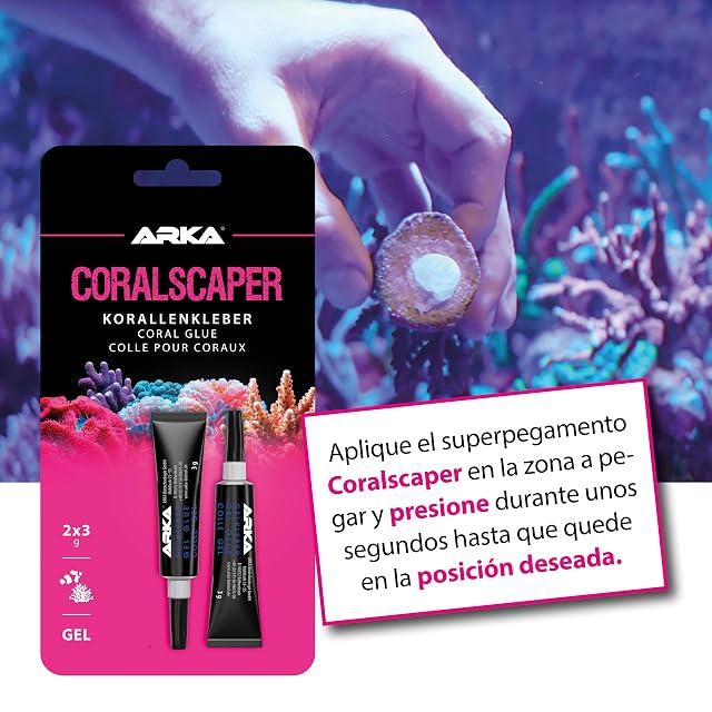 Foto 5 de 6 de Pegamento Corales Gel 2x 3 g - Coralscaper Mini Tubos Arrecife