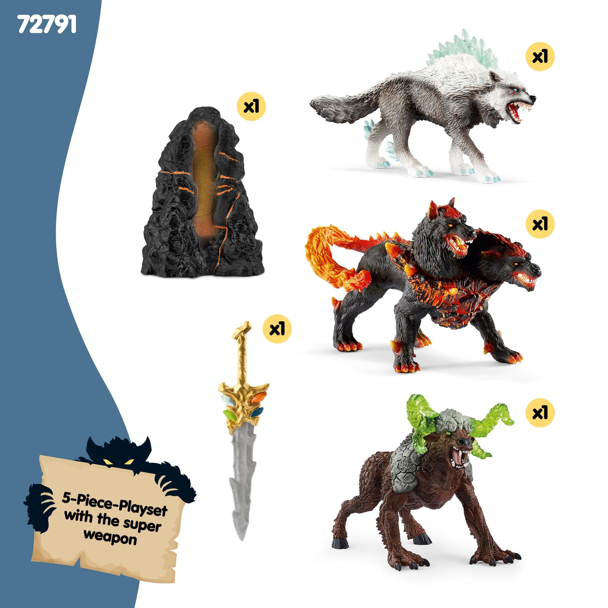 schleich ELDRADOR CREATURES | Set iniziale con 3 figure e Superarma 72179