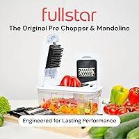 Vista 2 de Cortador de mandolina Fullstar para cocina - Picador de verduras, picador de cebolla y patata, picador de alimentos, verduras, frutas