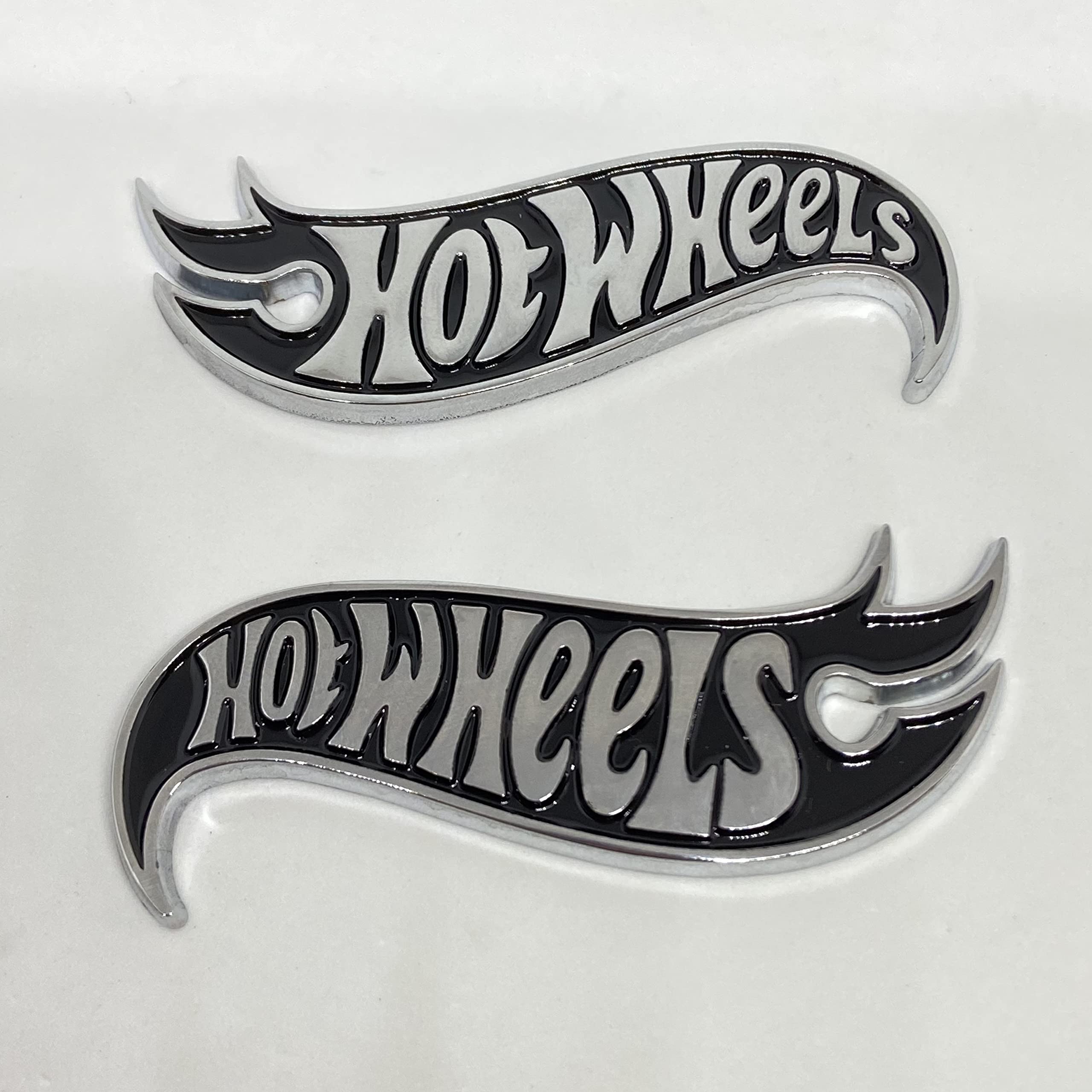 ホットウィール　エンブレム　４セット　まとめ売り Amazon | Hot Wheelsデカールデッキ蓋エンブレムバッジホット
