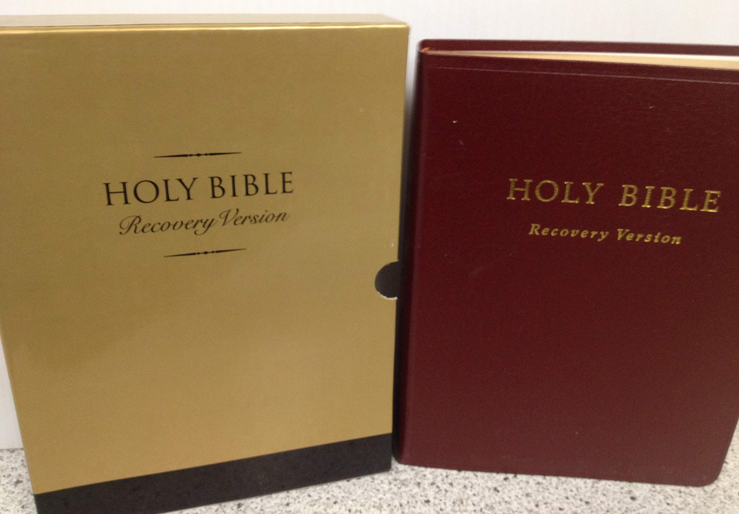 Holy Bible Recovery Version (Text only; Burgundy; Bonded Leather; 6 1/4" x 8 1/4") Paperback