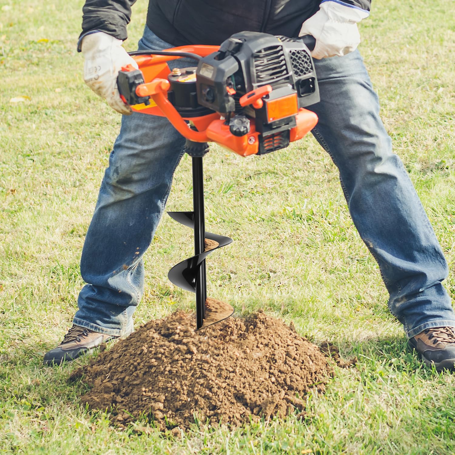 Perceuse de terre 80 mm avec SDS Plus – Forets précis, haute stabilité et longue durée de vie
