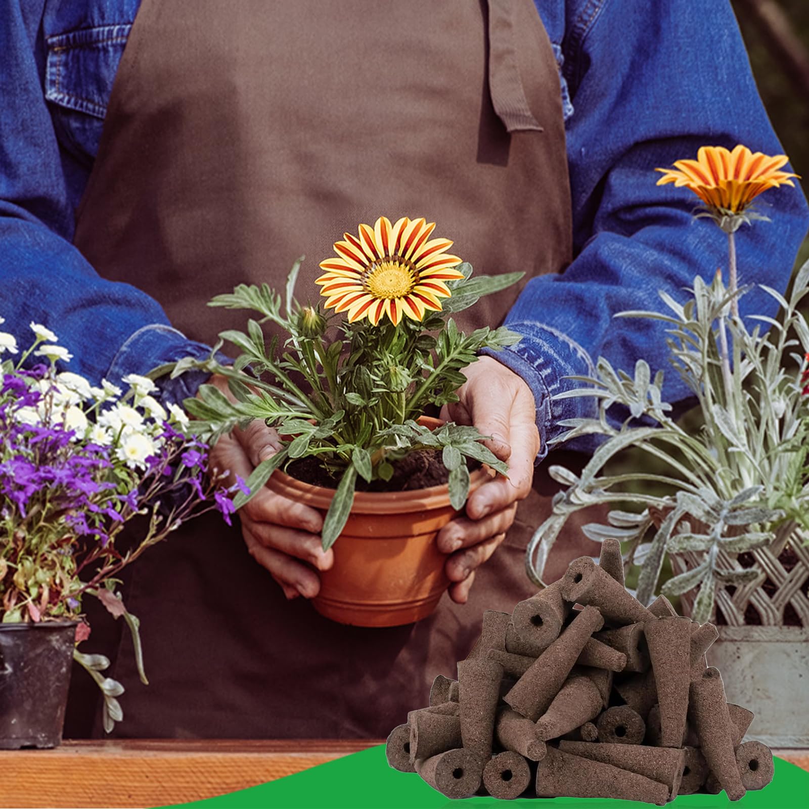 100 Hidroponia - Cultivo Hidroponico - PlantacióN de Esponjas HidropóNicas - Adecuado para Cultivar Varios Tipos de Brotes, como Fresas, Tomates, Albahaca, Menta Y Otras Plantas