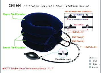 Cervical Neck Traction Device,Effective and Instant Relief for Chronic Neck & Shoulder & Head Pain, More Effective Tension and Comfortable Without Choking