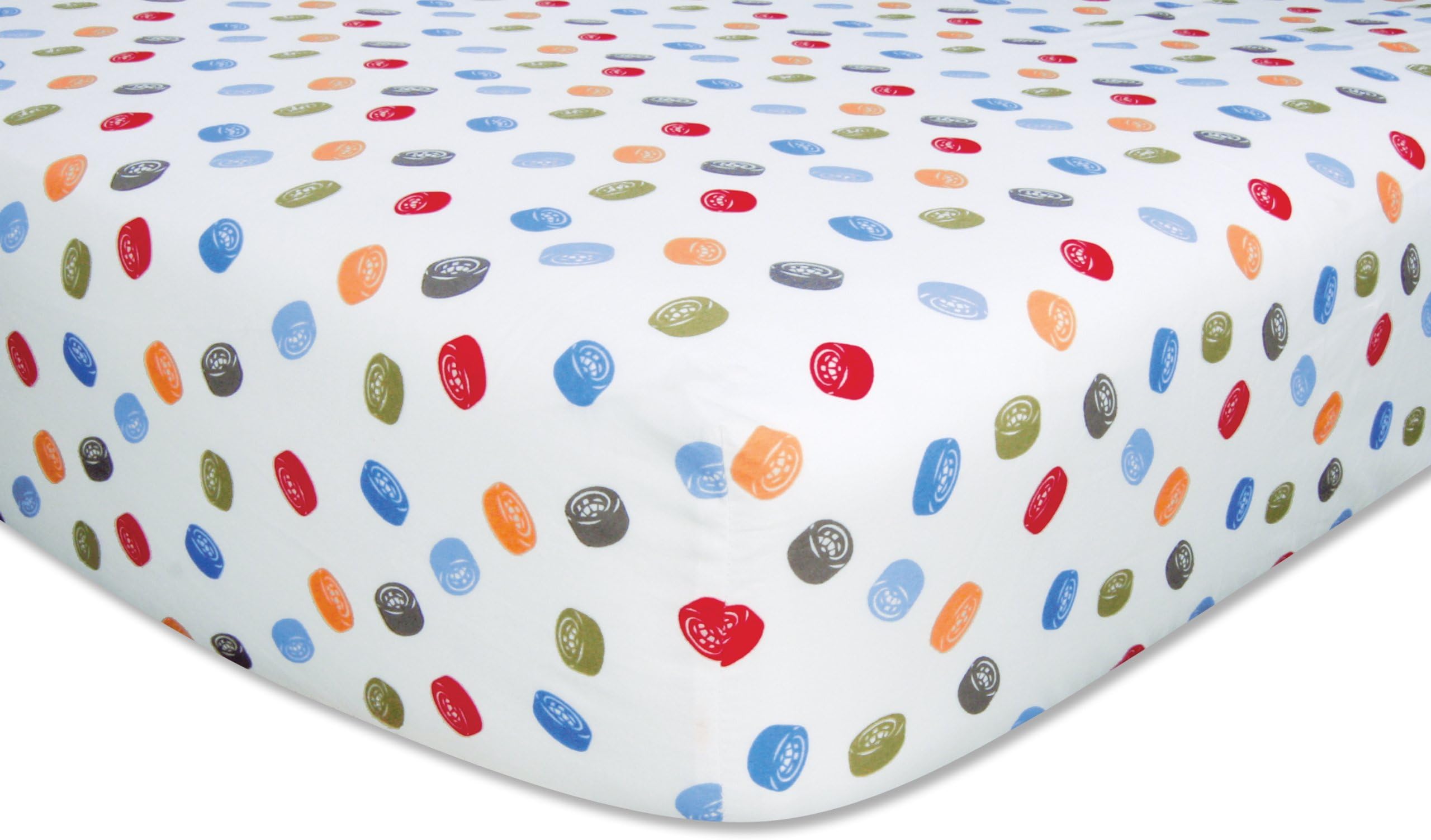 Trend Lab Fitted Crib Sheet, Nascar