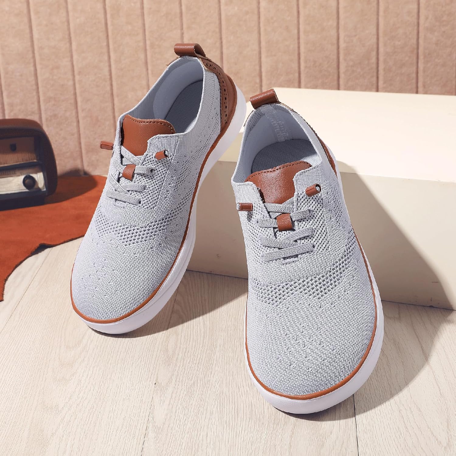 CFVKPT Mens Barefoot Dress Shoes Wide Toe Box Zero Drop Oxfords Shoes Business Casual Sneakers Size 6.5-12 - Image 2