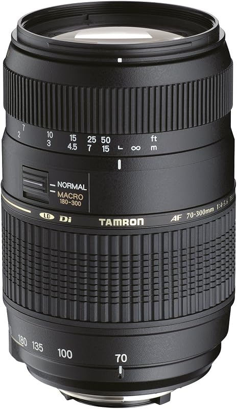 Tamron Auto Focus 70-300mm f/4.0-5.6 Di LD Macro Zoom Lens con motor incorporado para Nikon Digital SLR (Modelo A17NII)