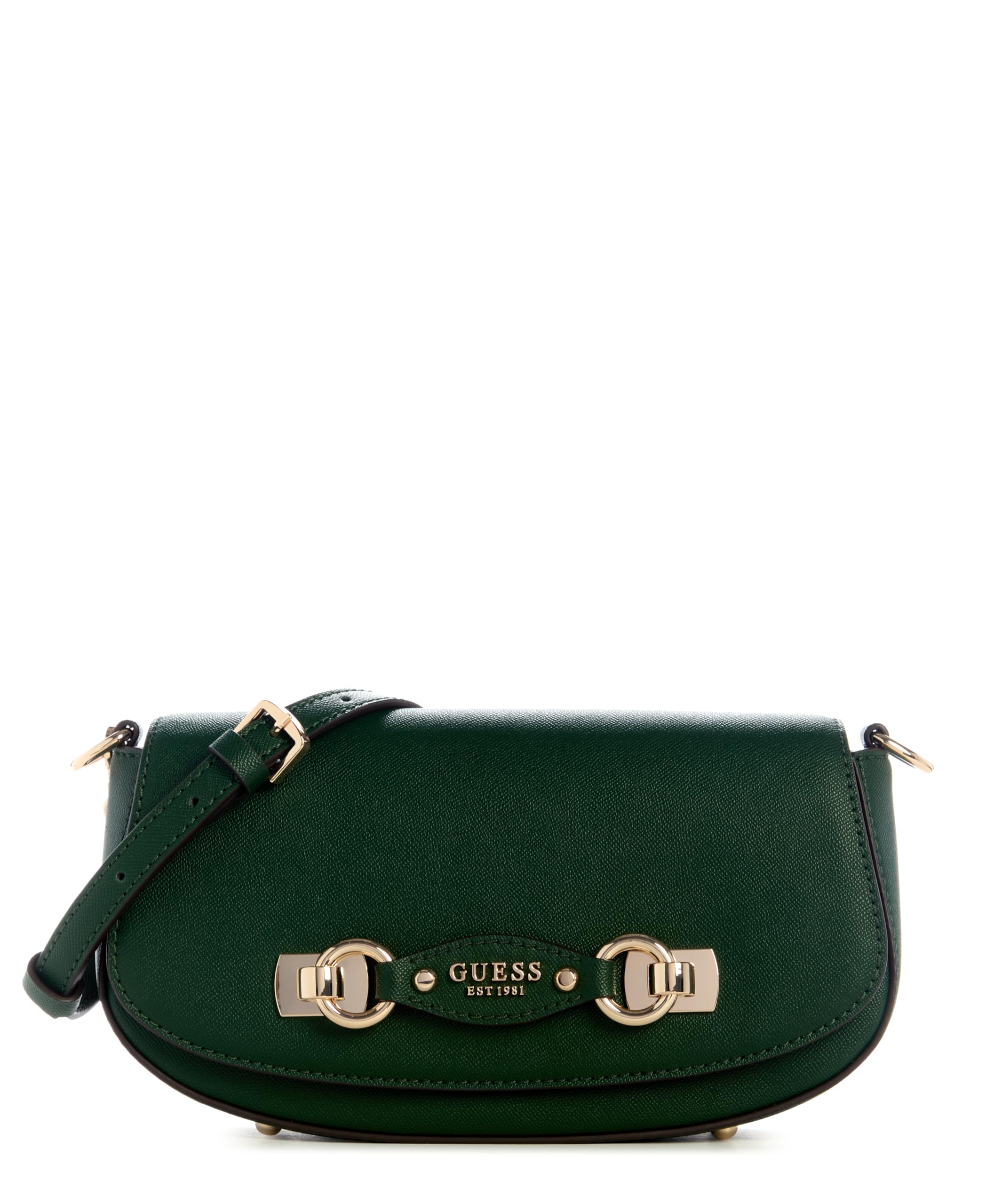 Guess Mimina Flap Crossbody, Forest, Taglia Unica-image