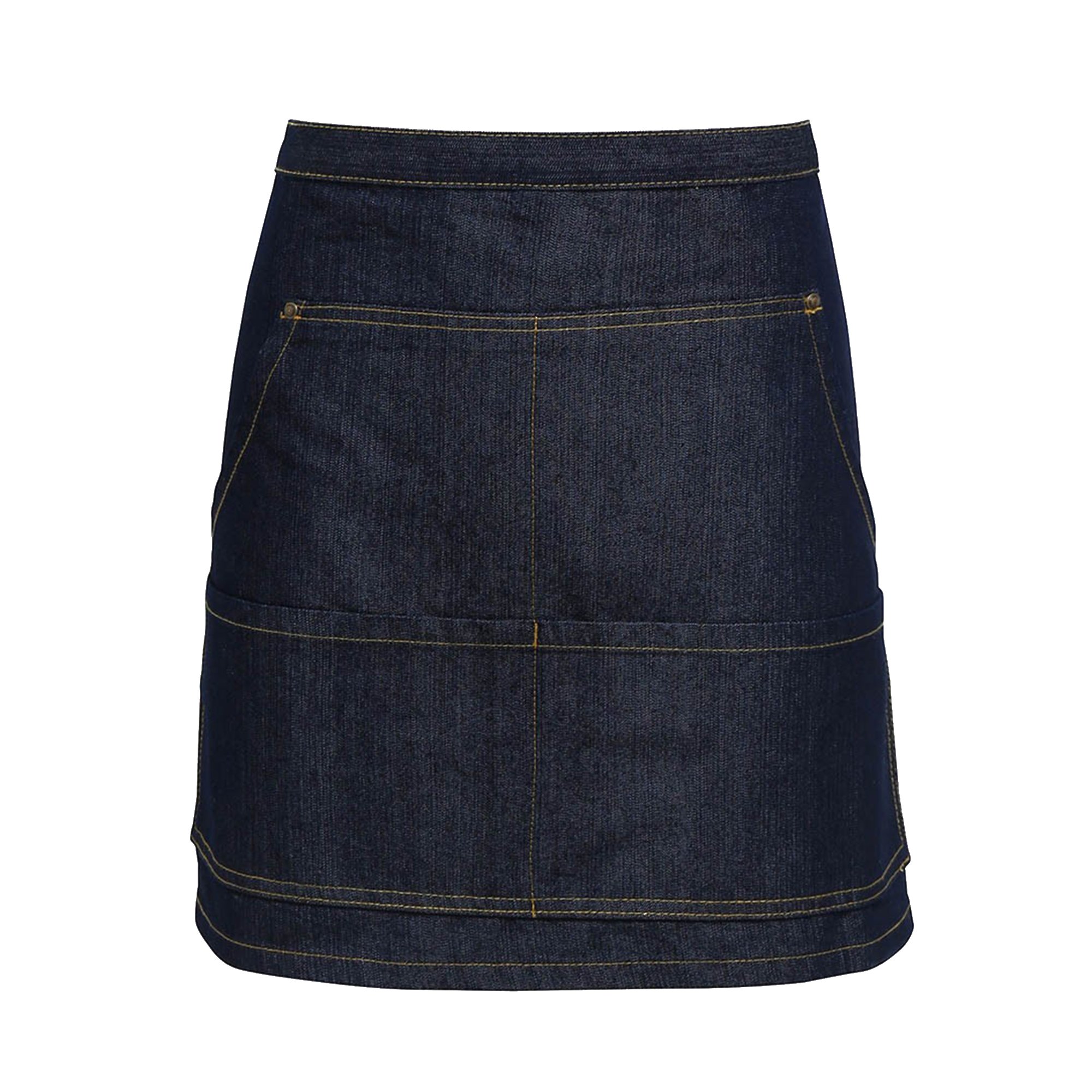Premier Jeans Stitch Denim Waist Apron (One Size) (Indigo Denim)