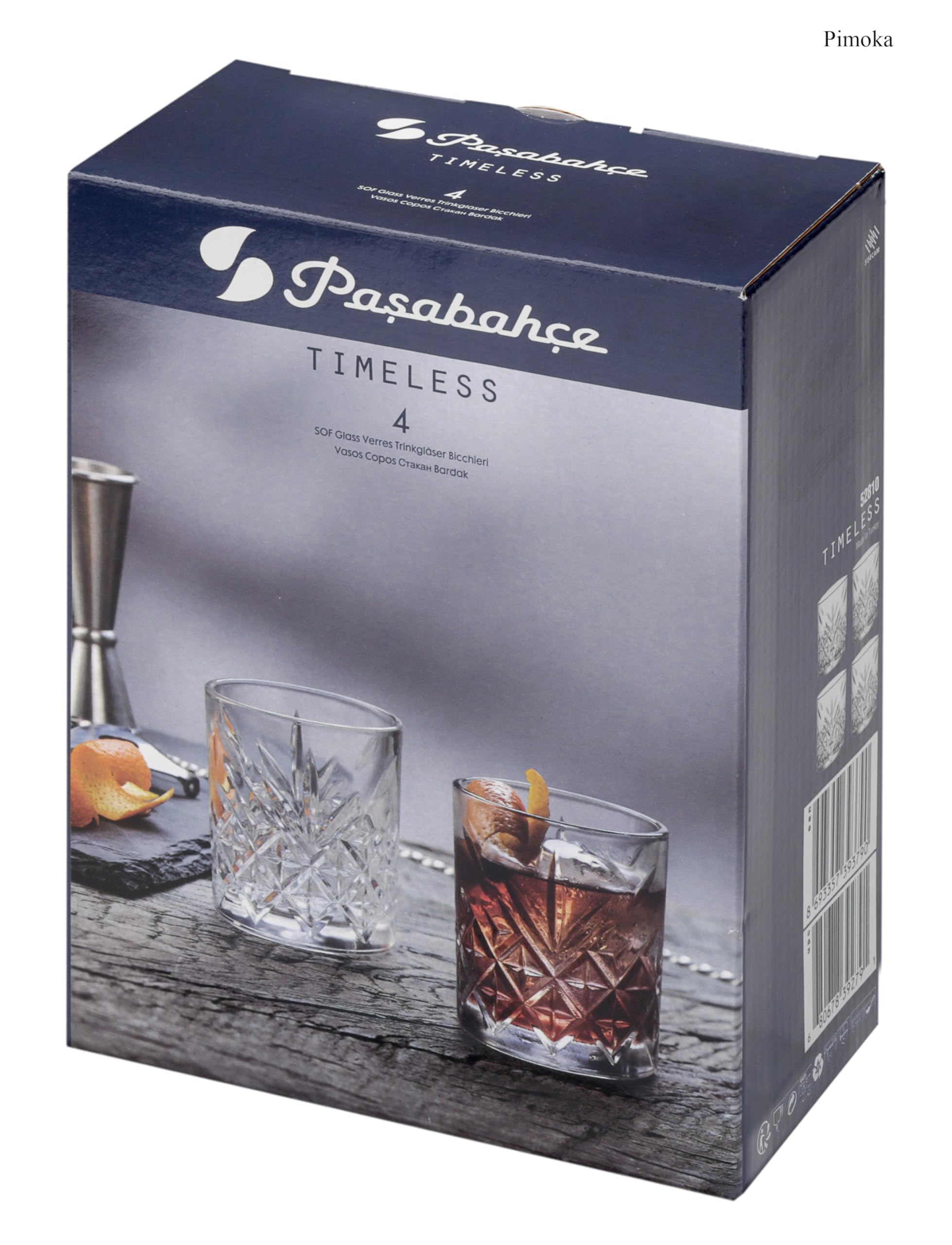 Pasabahce 9337 Timeless Okulary Long Drink, 4 szt