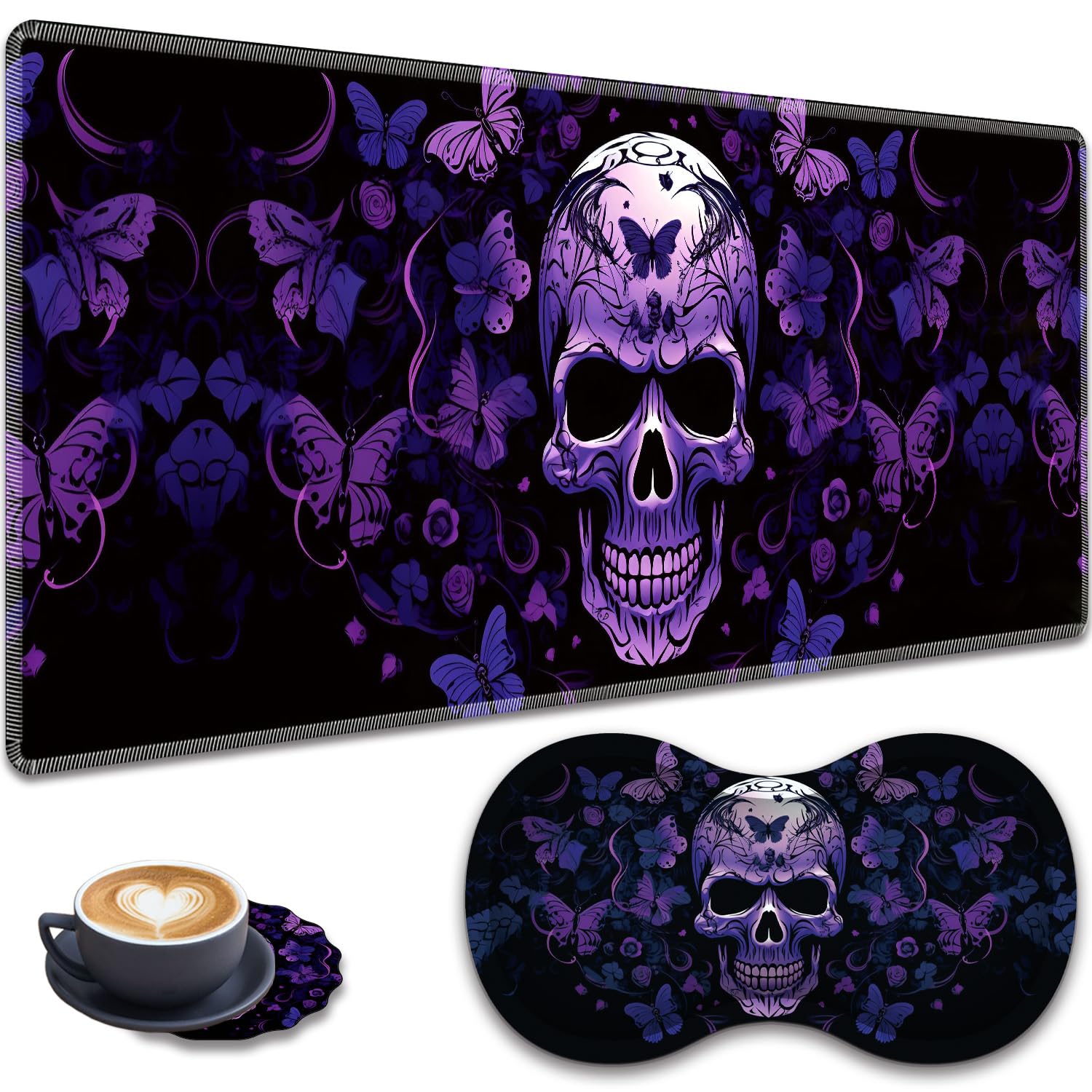 Bible Verse Mouse Pad Set - Wrist Rest & Coaster -16