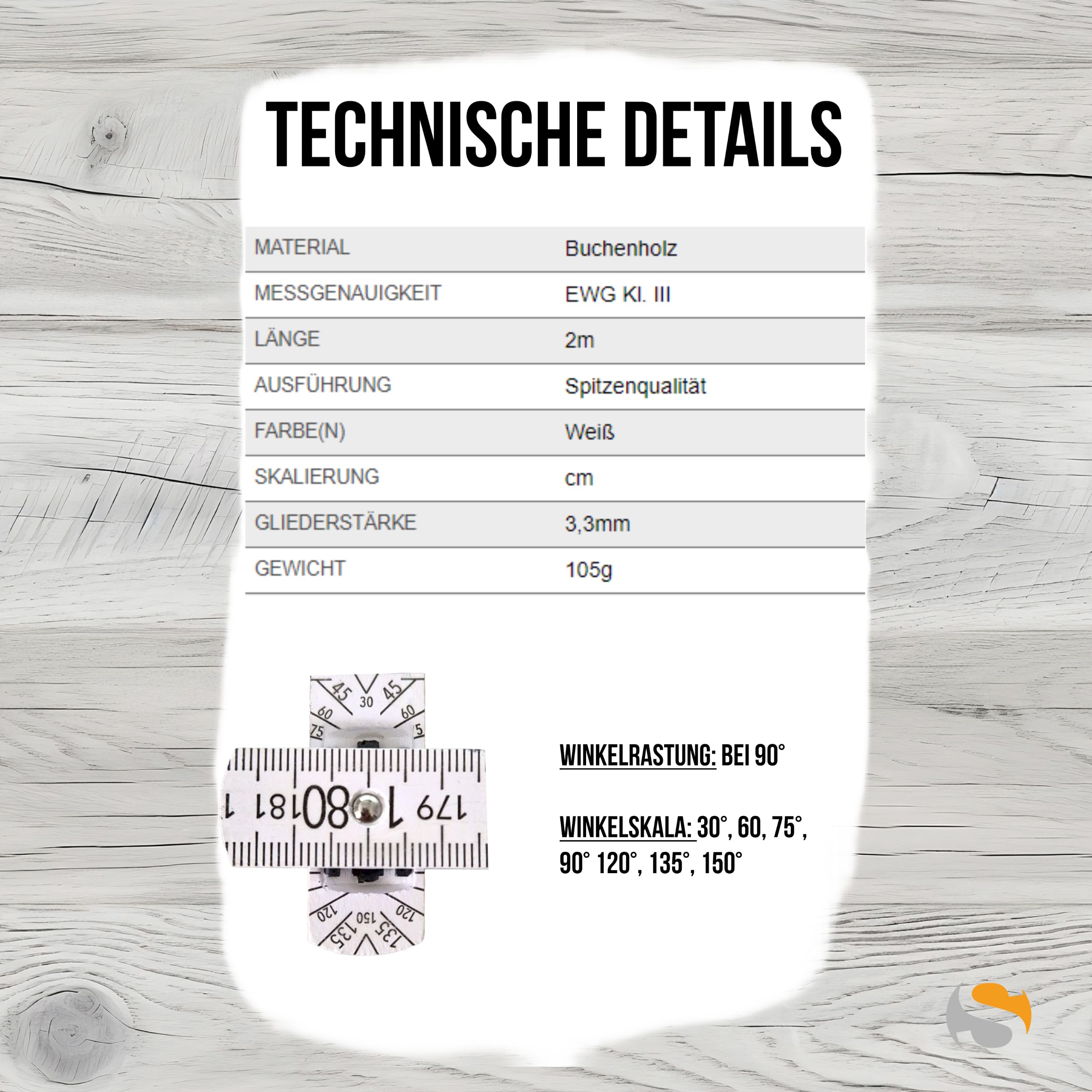Schmalz® Metro pieghevole con testo desiderato e logo aziendale o immagine stampato individualmente – Asta angolare 2 m & scala (10)