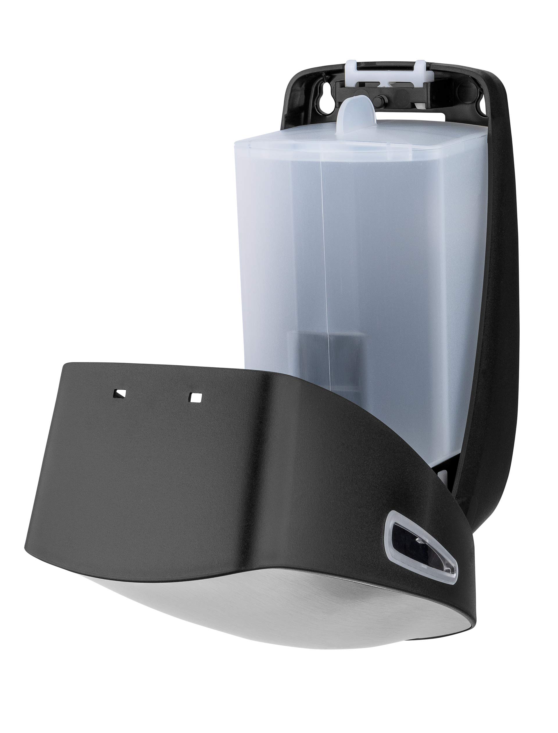 5700 PlastiQline Exclusive - Dispenser per sapone liquido, ricaricabile, in acciaio INOX e plastica, 900 ml