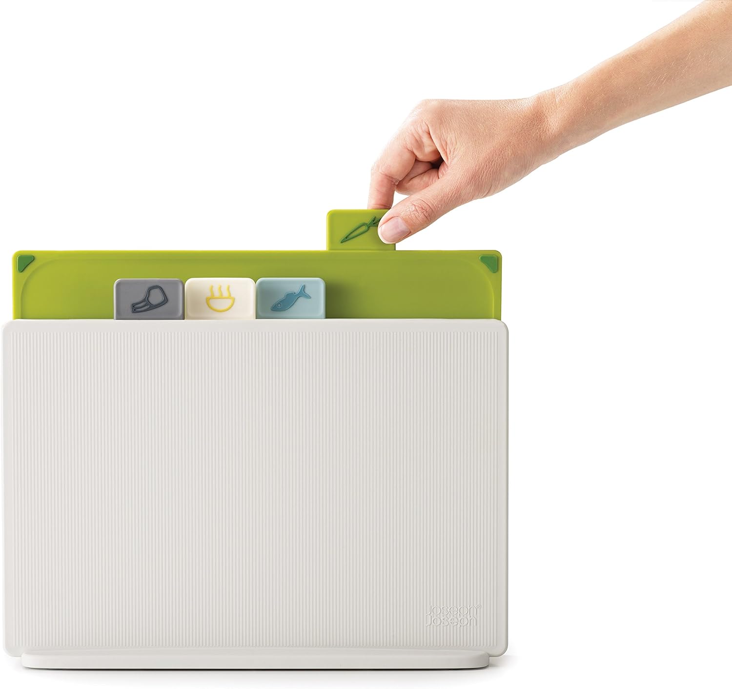 Joseph Joseph Index Chopping Board Set-Opal, Set of 4, Regular regular Opal