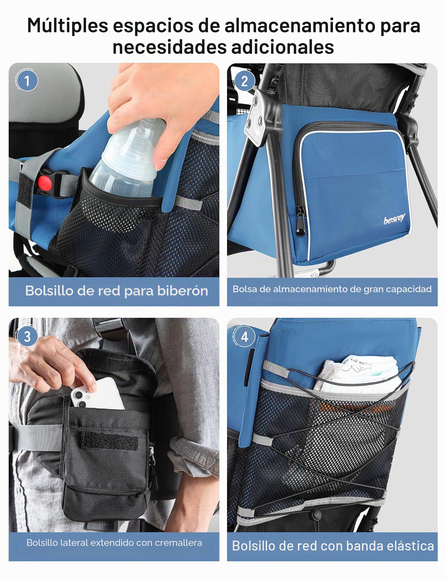besrey Mochila de senderismo para niños pequeños, correas acolchadas