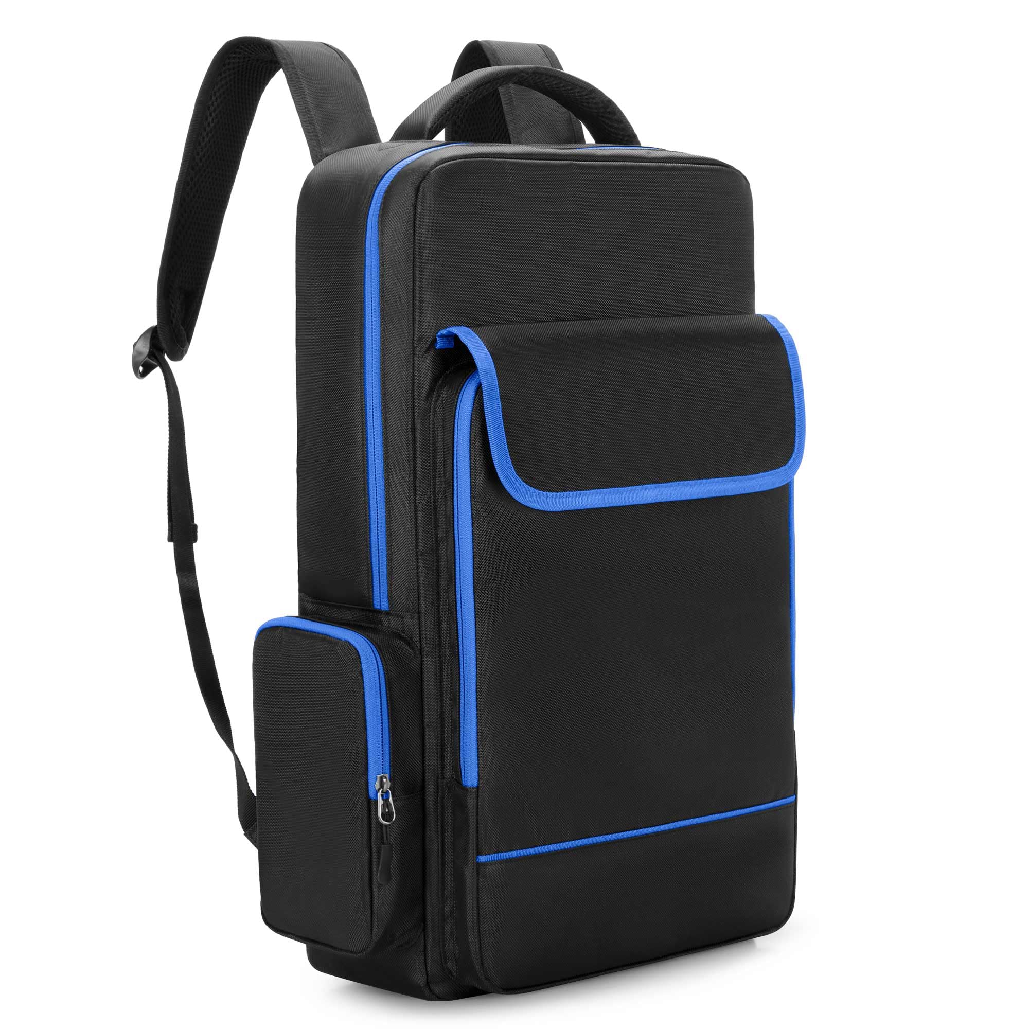 Rexmica Zaino per Pedaliera Chitarra, Custodia per Pedali per Effetti | Compatibile con Boss GT-1/ME-80/ME-90/GX-100/GT-1000, con Scomparti per Laptop, Cavi e Altri Accessori