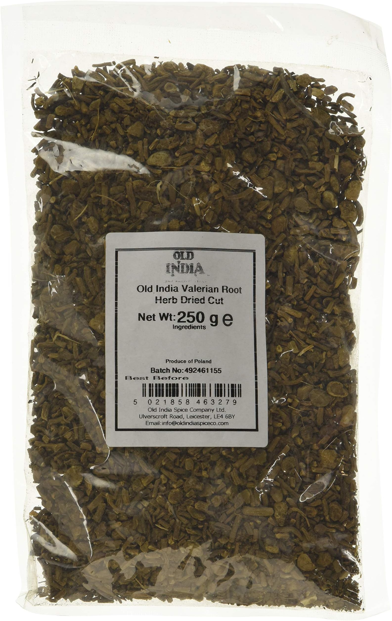 Old India Valerian Root Herb Dried Cut 250g