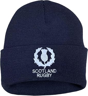 Scotland Rugby Knit Cap Navy