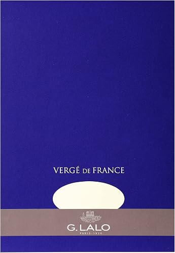 Georges Lalo. 12700L Papier à lettres en bloc papier vergé A4 50 feuilles 100 g 