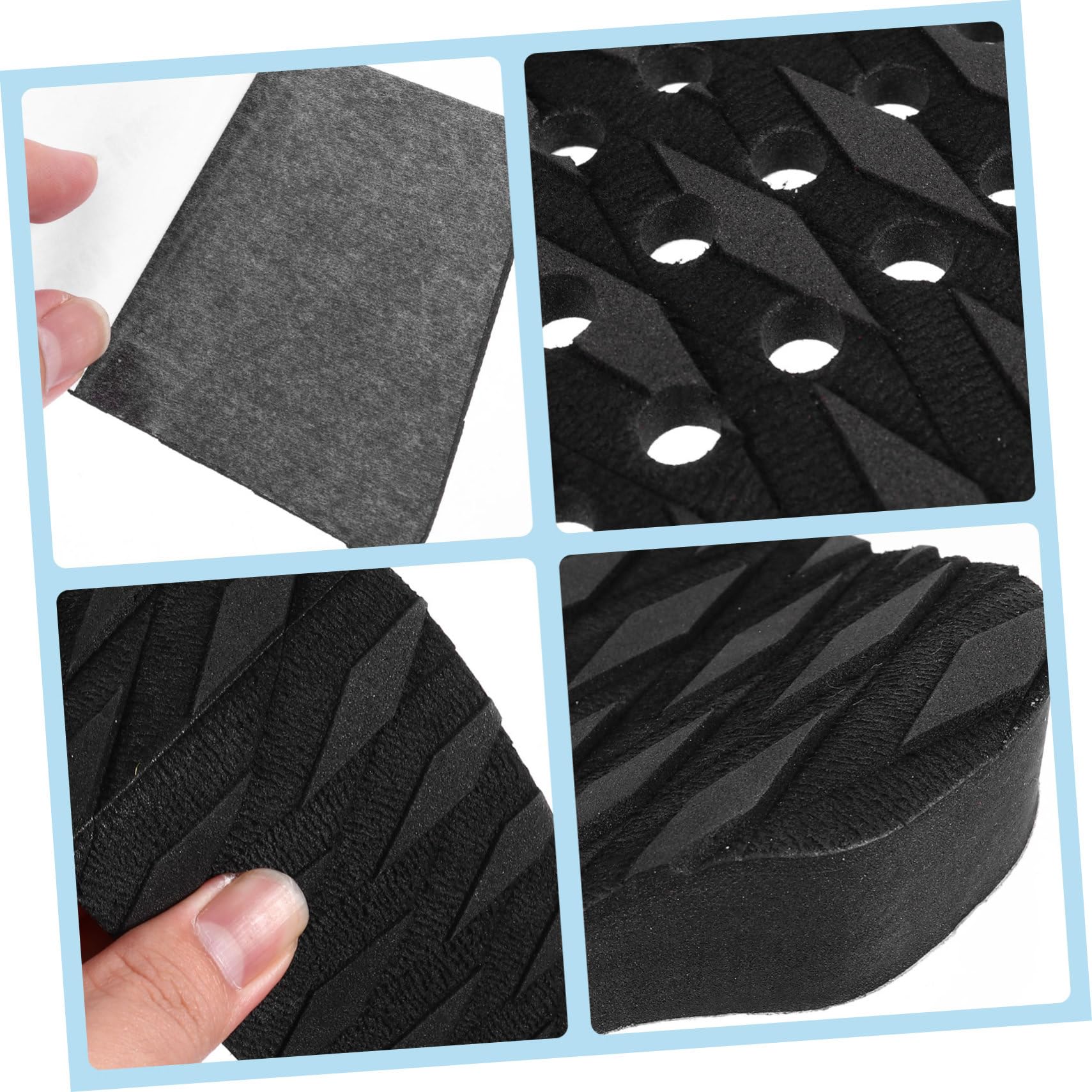 Yardwe 9stücke Surfboard Anti-rutsch-Pads Teilig Selbstklebende Traction Pads Für Optimalen Grip Vielseitig Einsetzbar Für Surfer Und Paddleboard-Fans Für Anfänger Und Profis