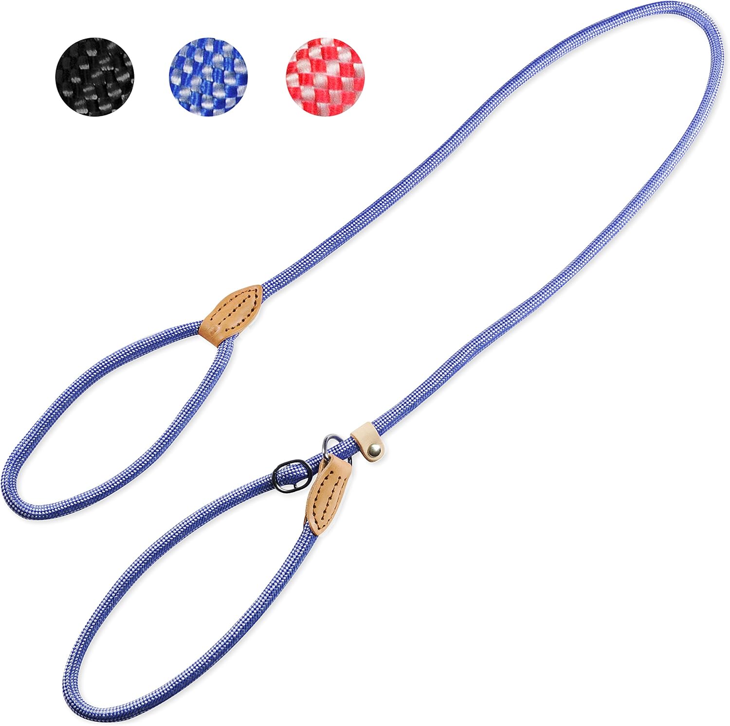 Rome Dog Lead, Lightweight Lead, 1.70 m, Blue