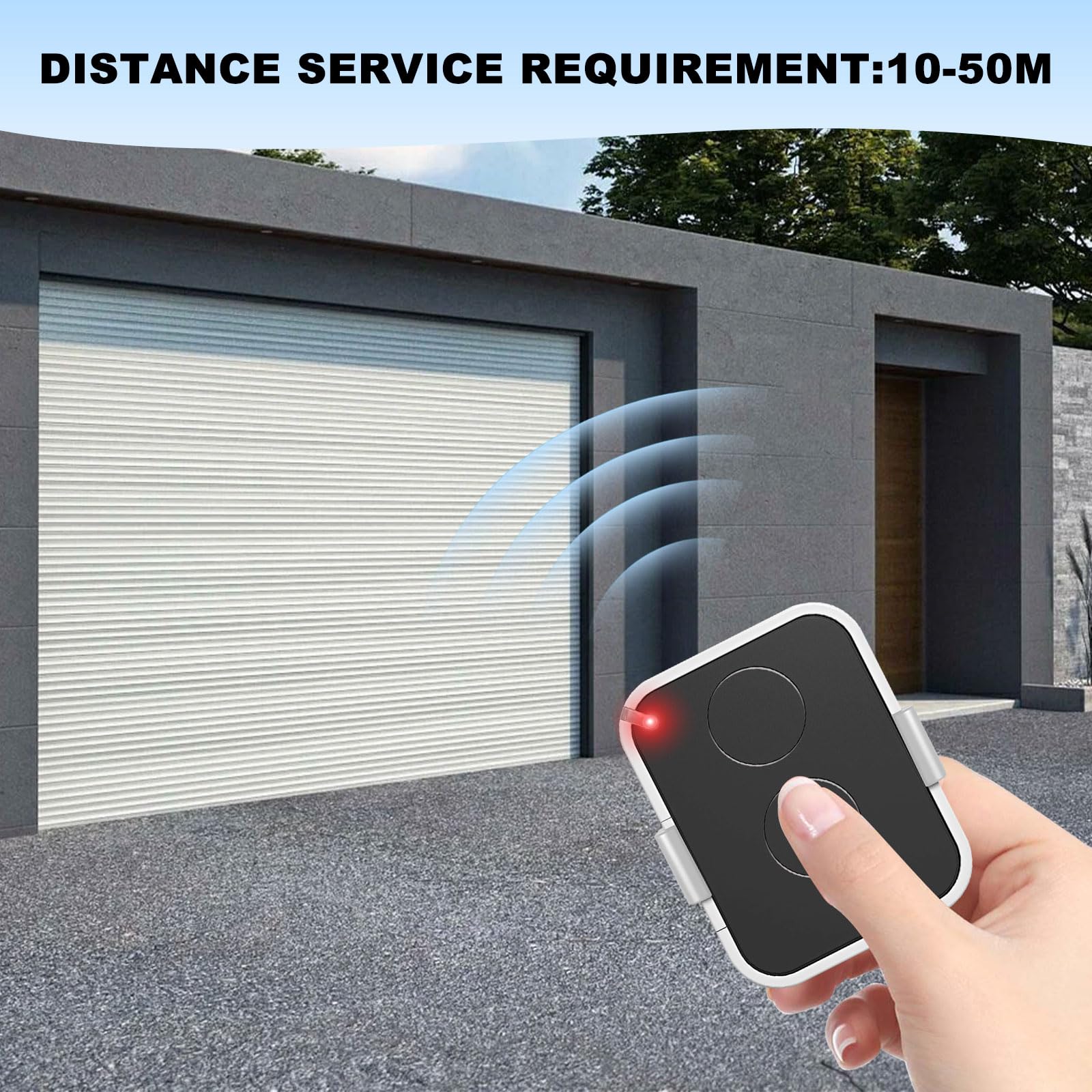 3er Set Tor-Fernbedienungen Mit Rolling Code - 433,92 MHz Für Garagentor & Hoftor