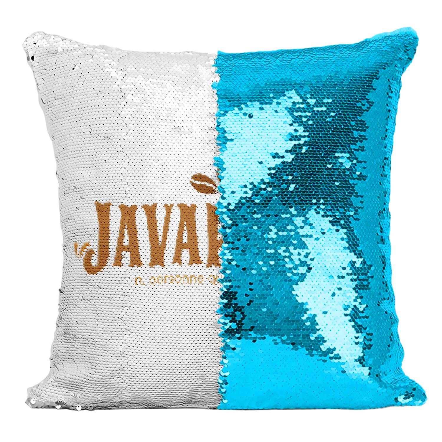 Coussin thématique café Javaphile cadeau idéal pour amateur