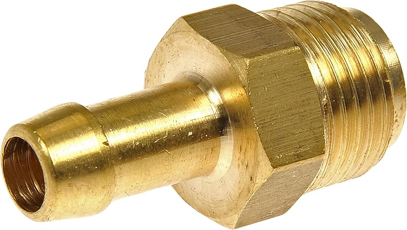 Conector macho de mangueira de combustível Dorman 785-404D com flange invertida – 0,79 cm x 0,95 cm