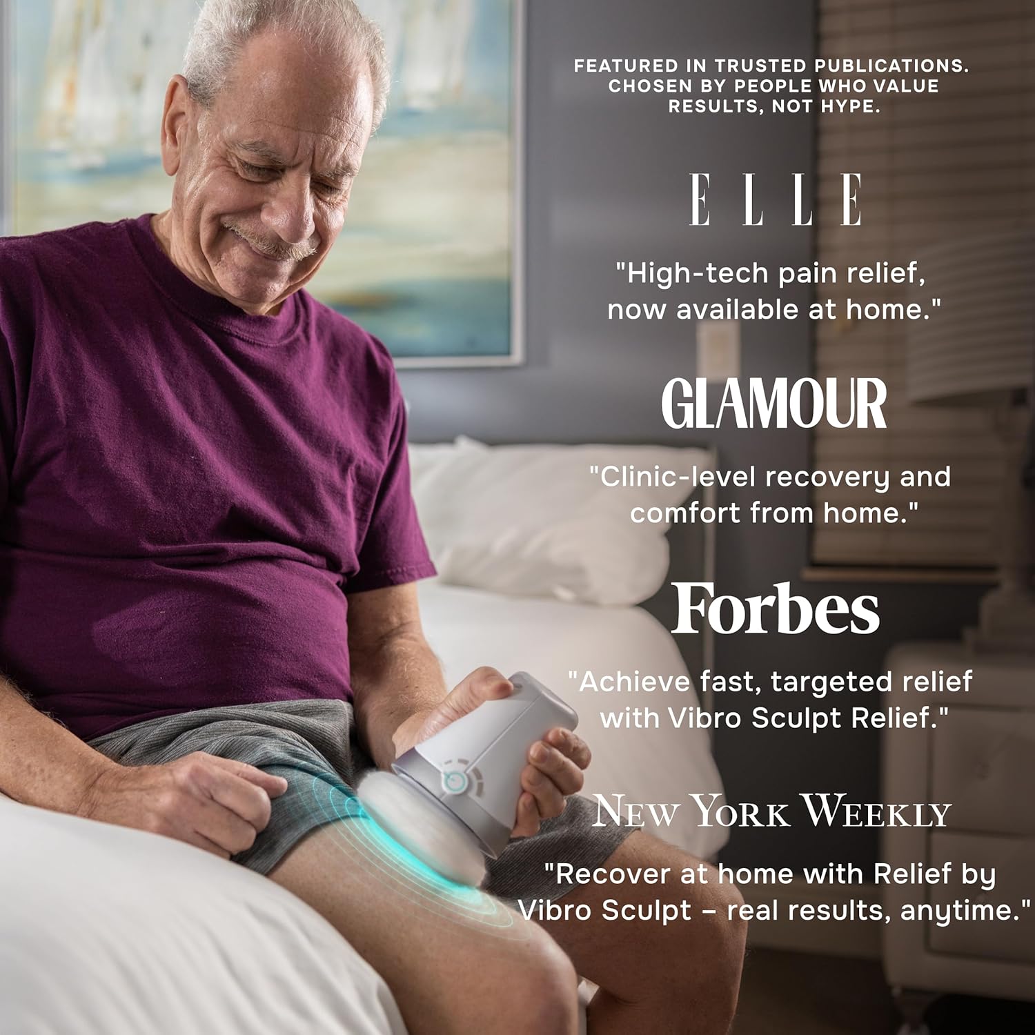 Vibro Sculpt Relief Massager with Gel – Soothing Muscle & Joint Comfort for Legs, Back, Feet & Shoulders – Arnica & Turmeric Gel for Everyday Tension and Daily Pain - Image 8