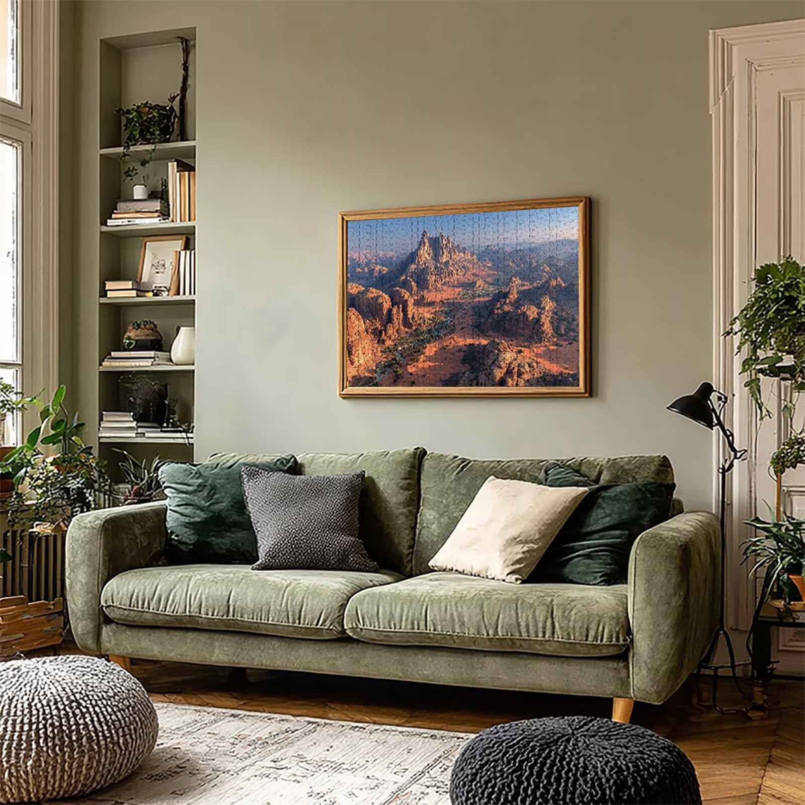MontañA Puzzle Madera 2000 Piezas, Desierto Puzzle Adultos con Caja 99x70cm, Rompecabezas Desafiante, para Hombres Mujeres Adolescente, Juegos de Rompecabezas Creativos, Decoracion Hogar, R-8764