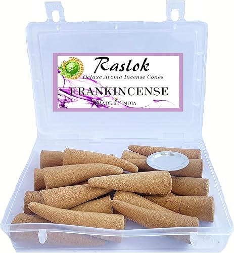 Conos de incienso 100% naturales y puros, hechos en casa, conos de los mejores aromas sumergidos en el hogar (incienso, paquete de 20)