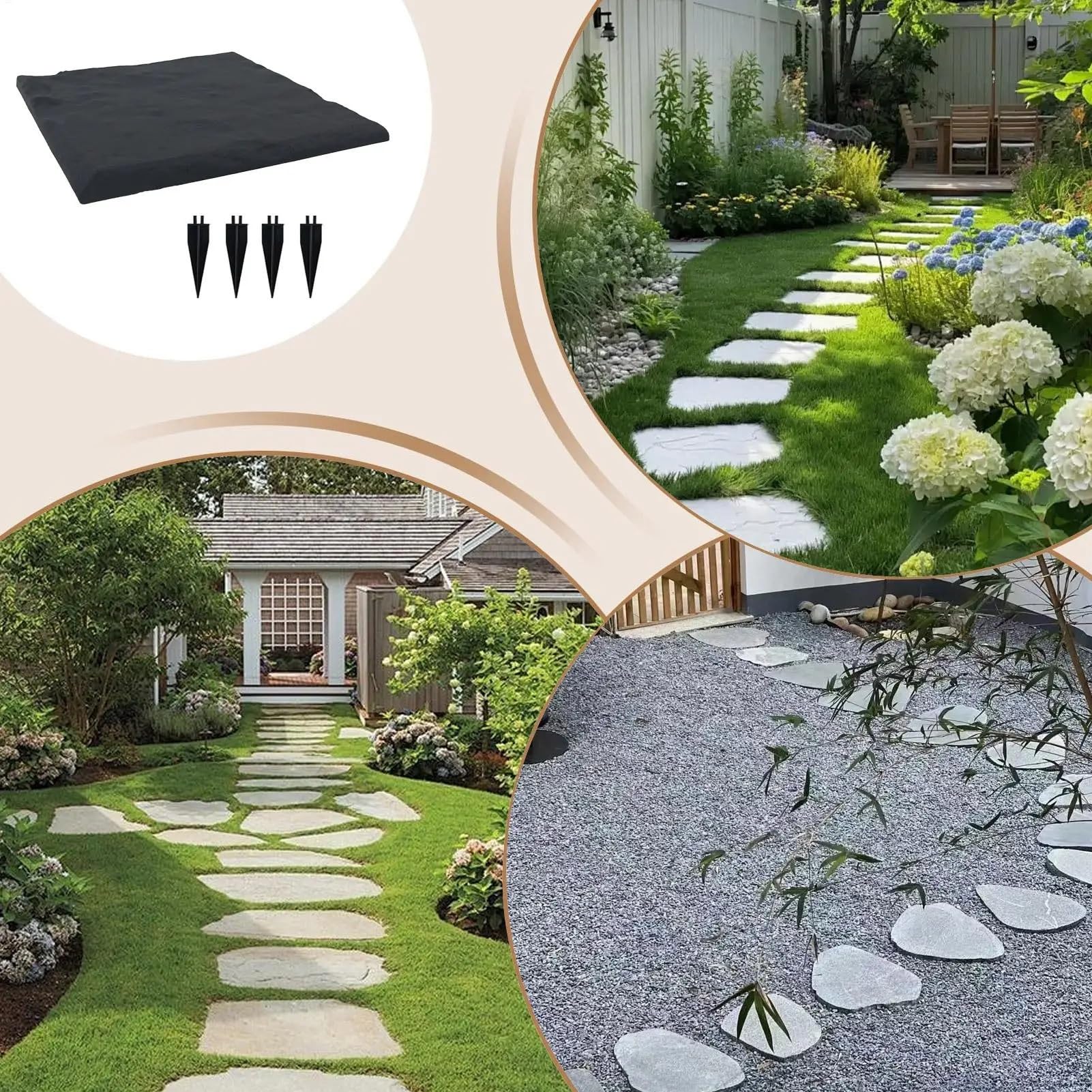 Pas Japonais Jardin Pavés de pavés tremplins jardin