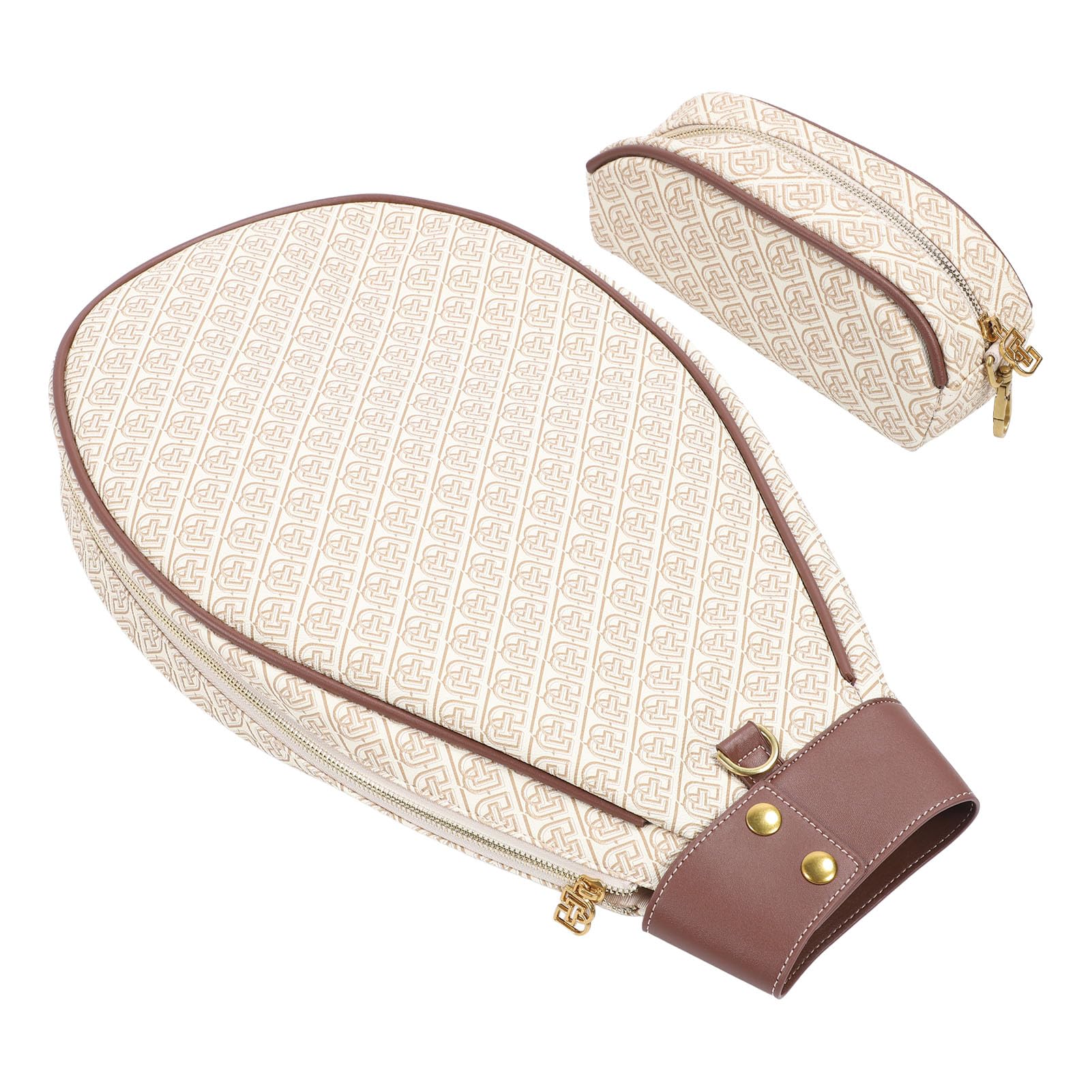 Asixxsix Borsa per Racchette da Tennis, Spaziosa Resistente all'acqua con Tracolla di Sicurezza per Racchetta, Borsa a Tracolla, da Badminton con Piccola Tasca Appesa e Spallacci Regolabili per