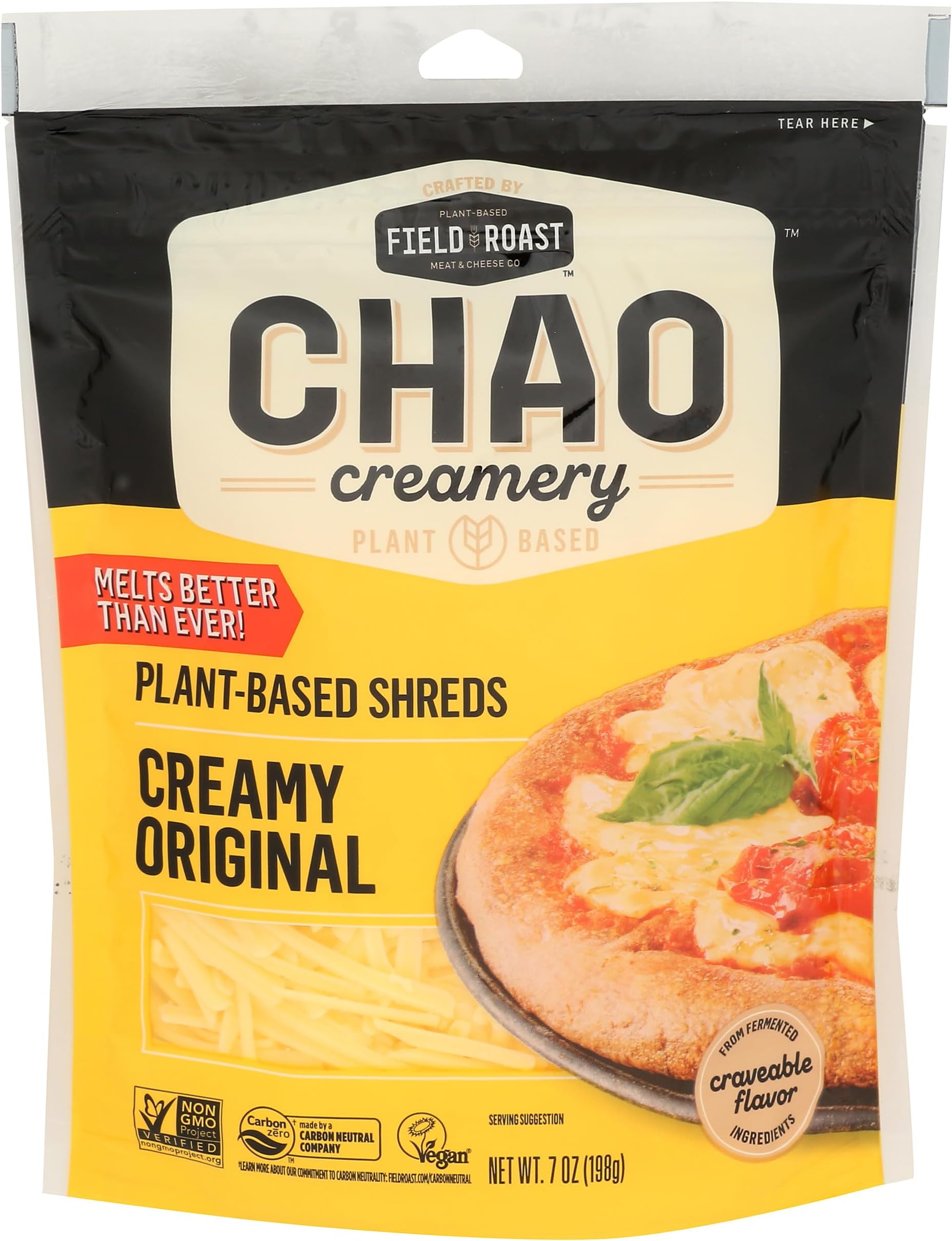 Creamy Original Plant Based Chao Shreds, 7 OZ