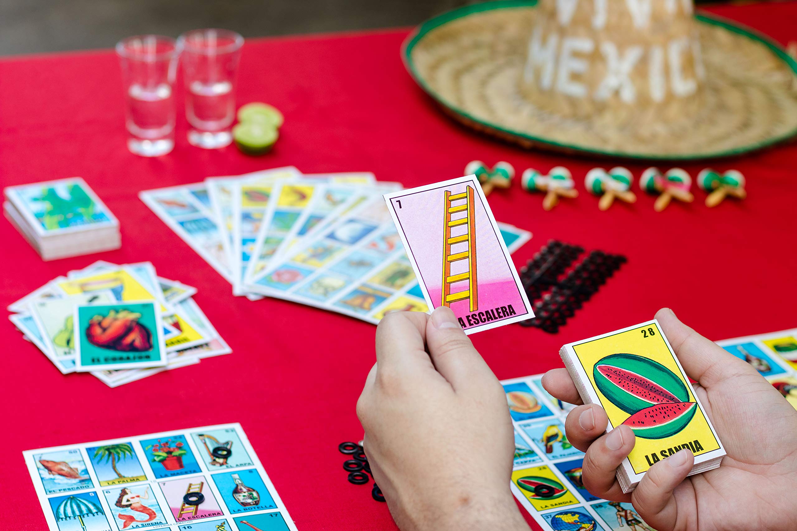 Buy Loteria Mexican Bingo Game Kit Loteria Cards Mexican Bingo Game